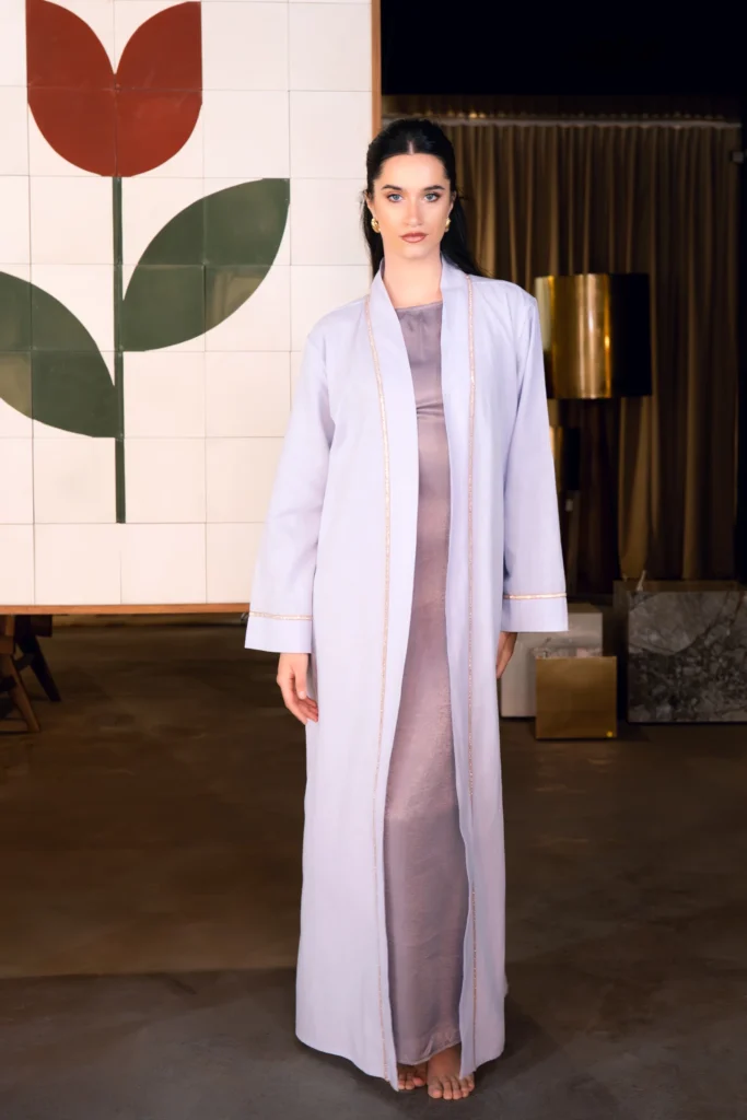 Aya lilas kimono