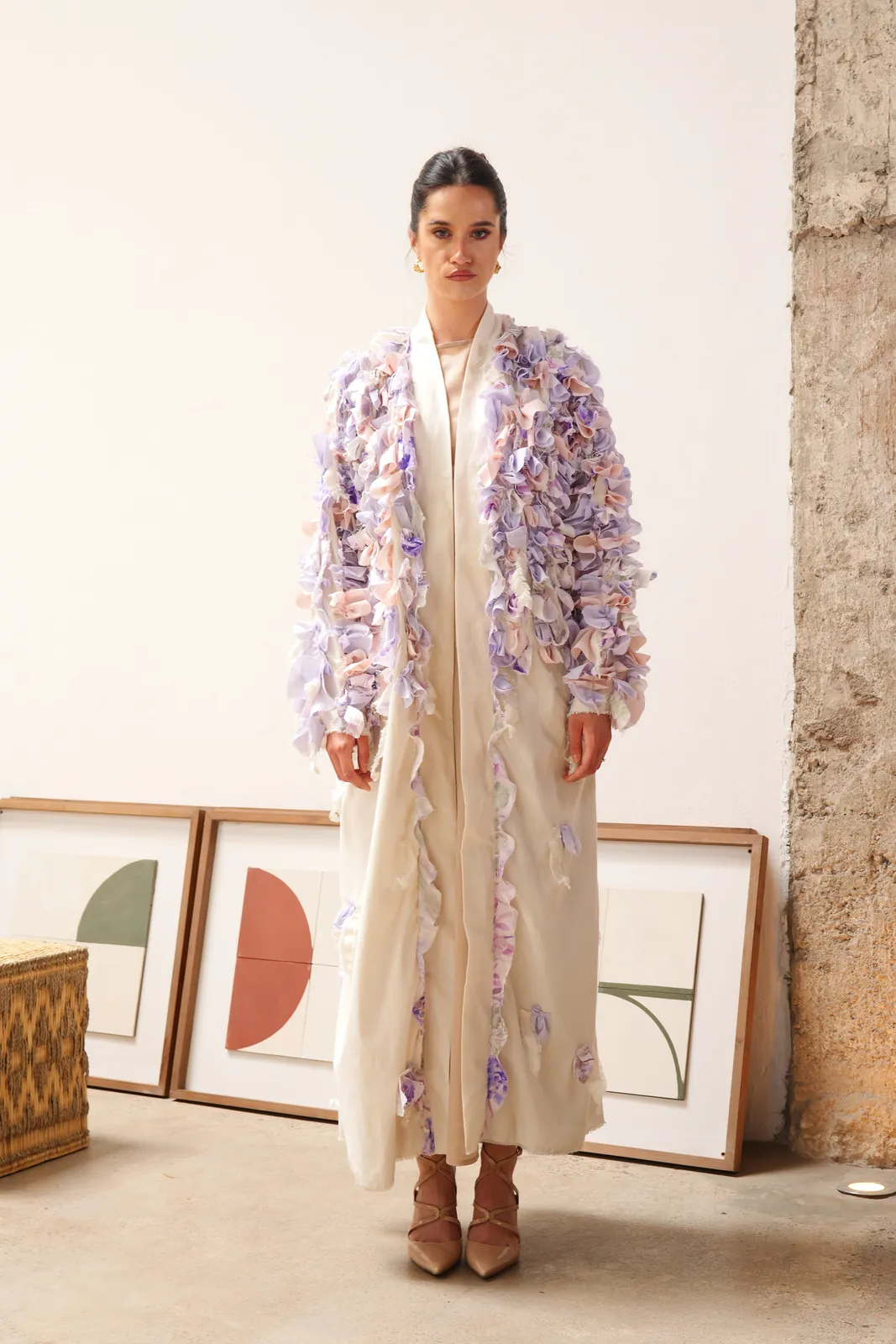 Kimono Imy porté - pièce couture Maison Niyya